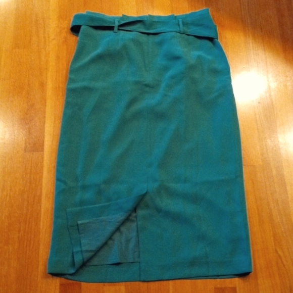 Boden Green Maxi Skirt Women's Cottagecore Minimalist Bohemian long skirt 10 R - Picture 4 of 5
